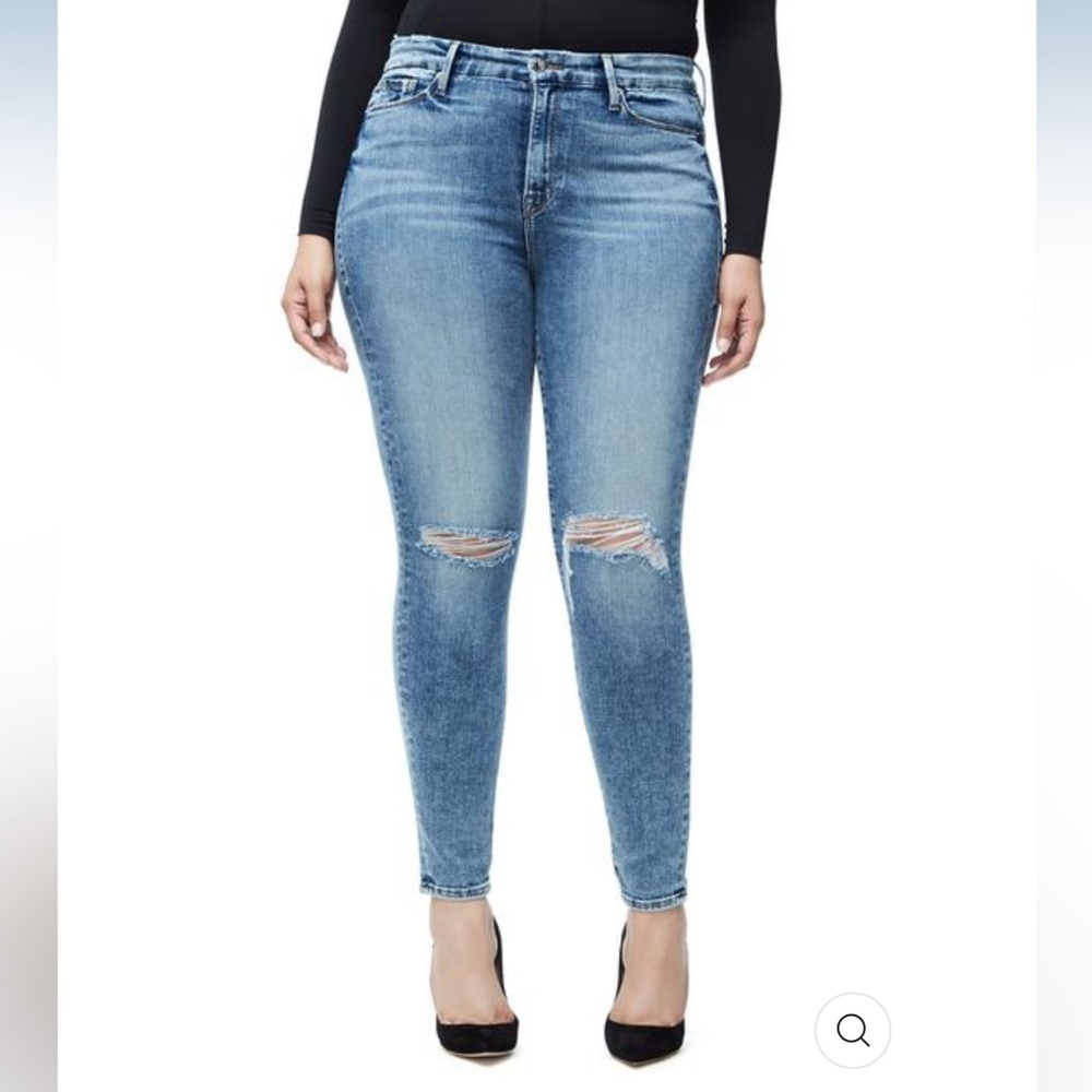 Good American Good Legs Distressed Skinny Jeans
